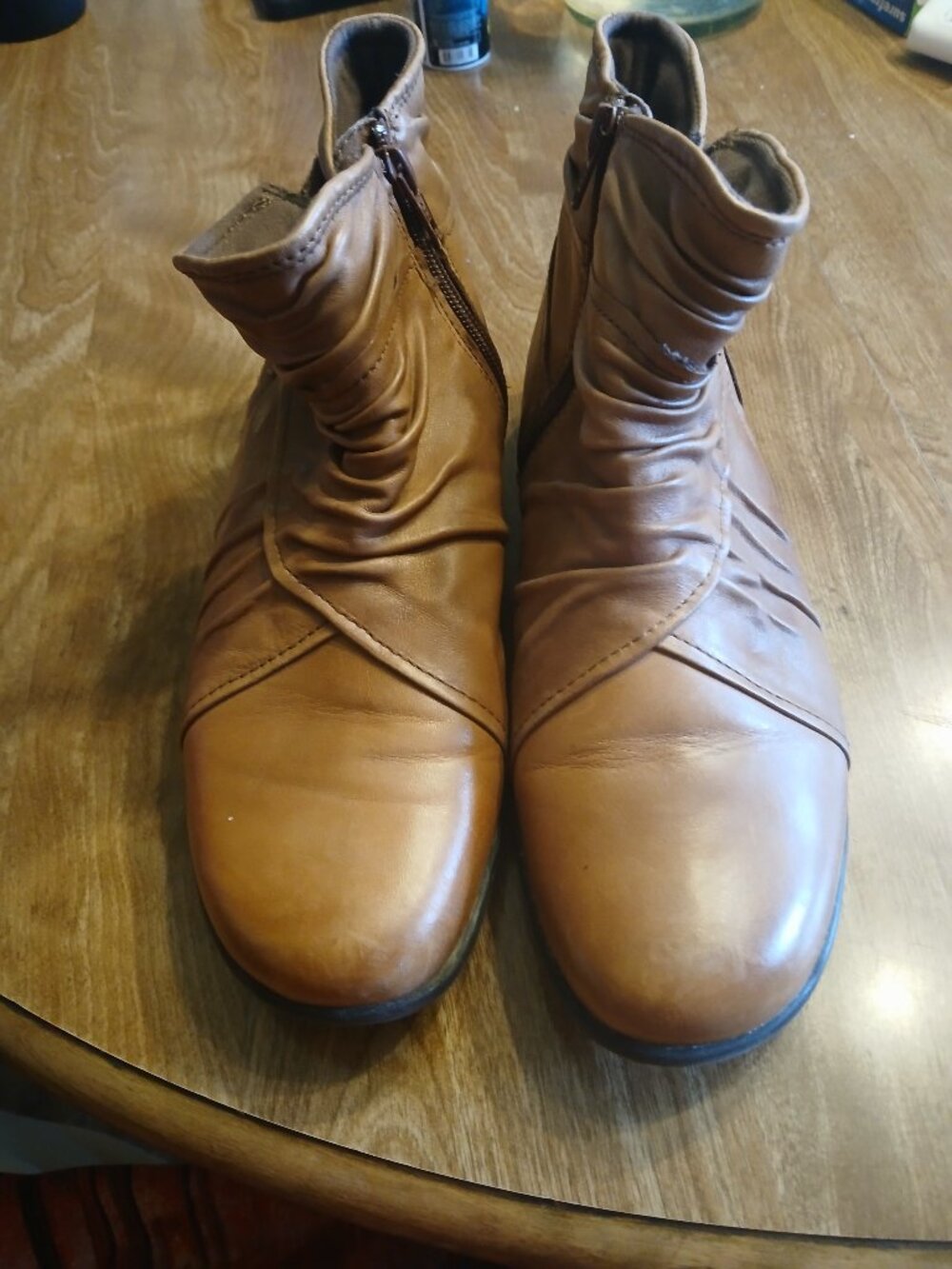 Cobb Hill brown leather ankle boots Size 8½W